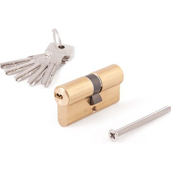 Цилиндр (Личинка замка) Abus D6MM 60мм(30/30), латунь, ключ/ключ