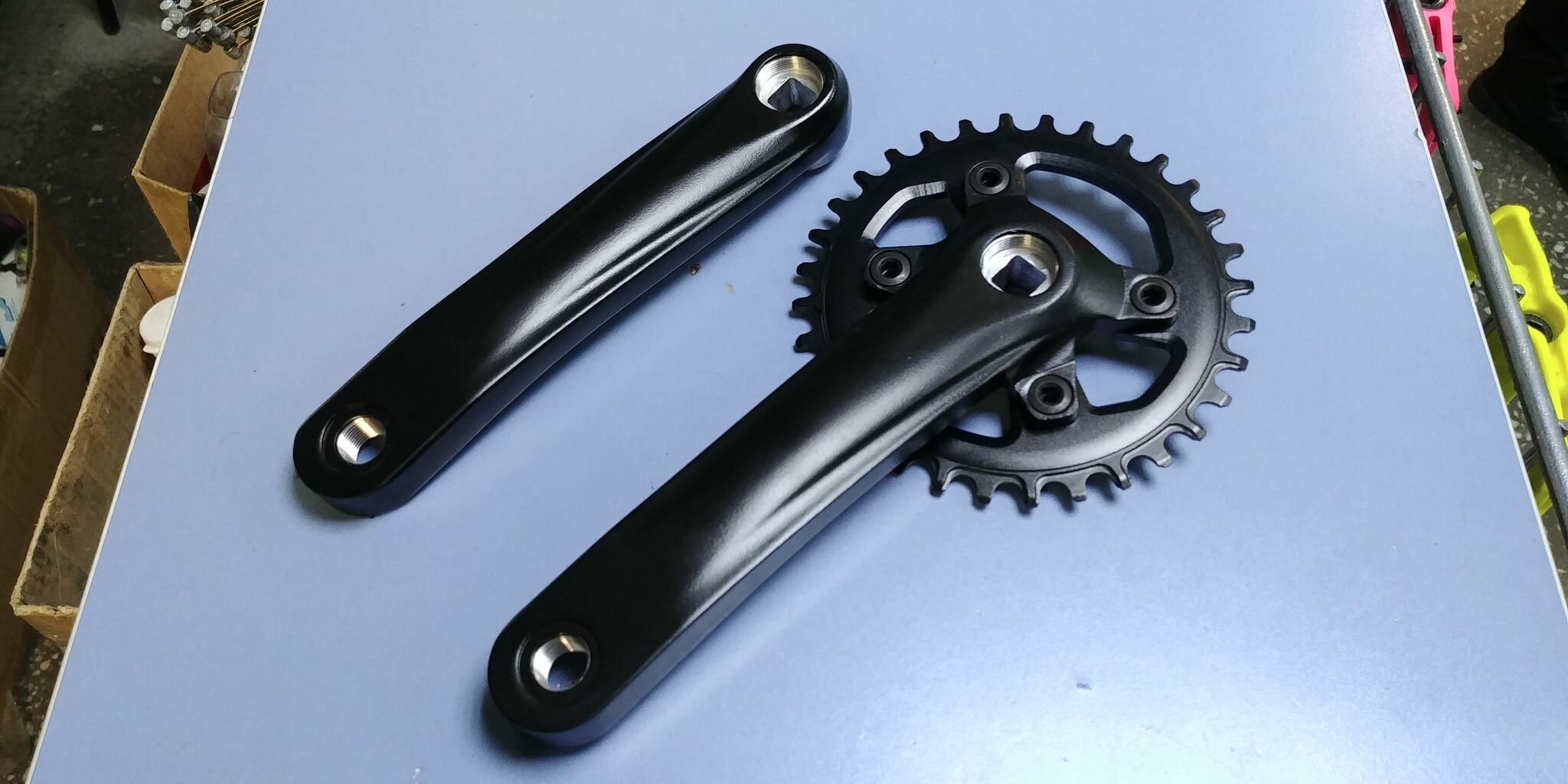 фото Система Prowheel Charm 32 (Narrow Wide), квадрат, 32T, 170 мм, черная