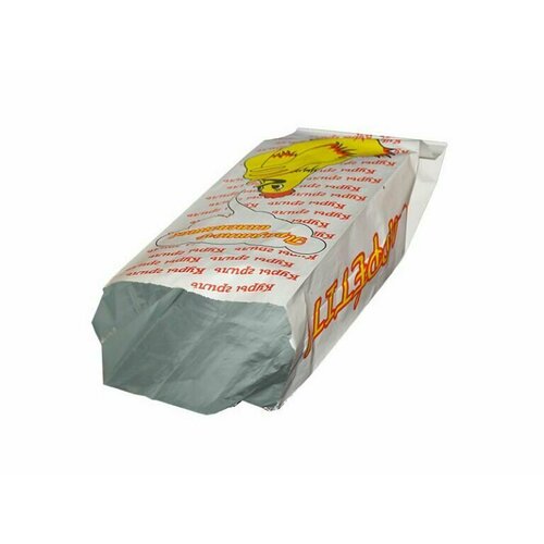 Бумажные пакеты 1000шт 140х100х310 мм, с печатью для кур-гриль, фольгированные 1000 шт