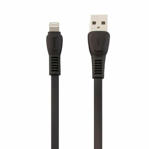 USB кабель HOCO X40 Noah Lightning 8-pin 2.4А TPE 1м (черный) кабель hoco x40 noah usb lightning 1 м черный