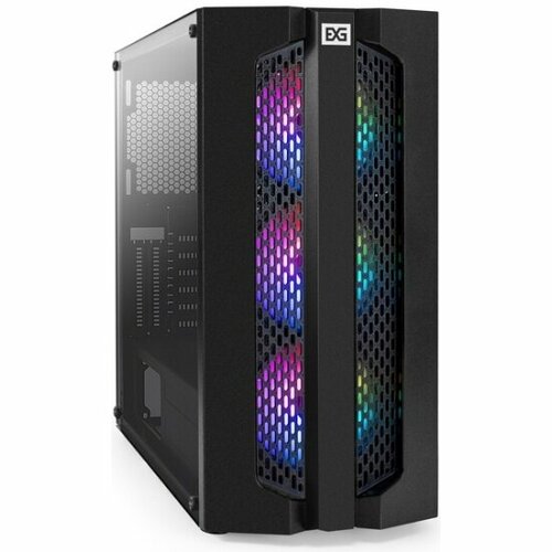 Корпус Miditower Exegate EVO-9205 ATX, без БП, черный EX294966RUS