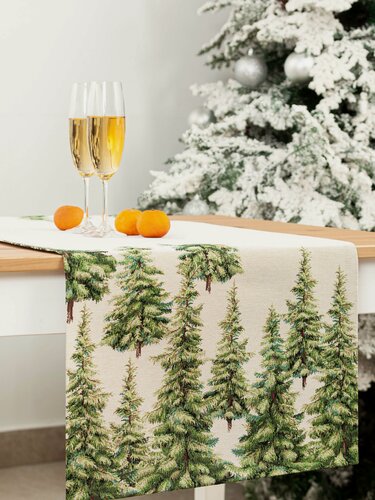 Изображение товара Дорожка для стола Le Gobelin Питер Пэн Елочки 45х140 см