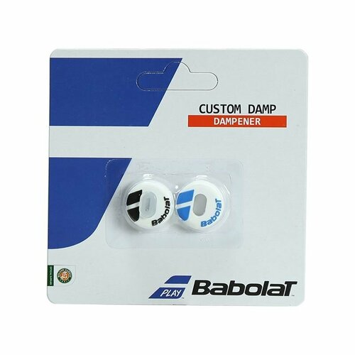 Виброгаситель Babolat Custom Damp 2шт Белый/Синий 700040-153 виброгаситель babolat custom damp feel демпфер