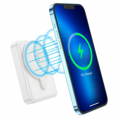 Аккумулятор внешний HOCO Q11 10000mAh PD20W QC30 FCP AFC цвет белый 263400₽