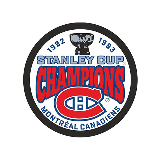 Шайба Rubena Montreal Canadiens Stanley Cup Champions 1992-93