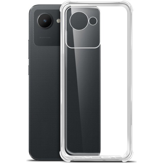 Чехол BoraSCO Bumper Case для Realme C30 прозрачный - фото №1