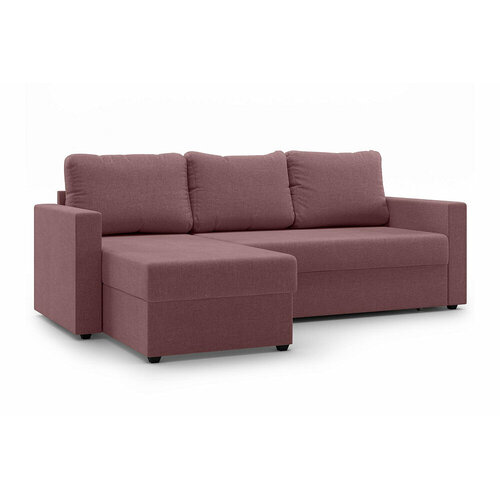 Диван угловой Пиррогрупп Торонто розовый 221х153х85 см