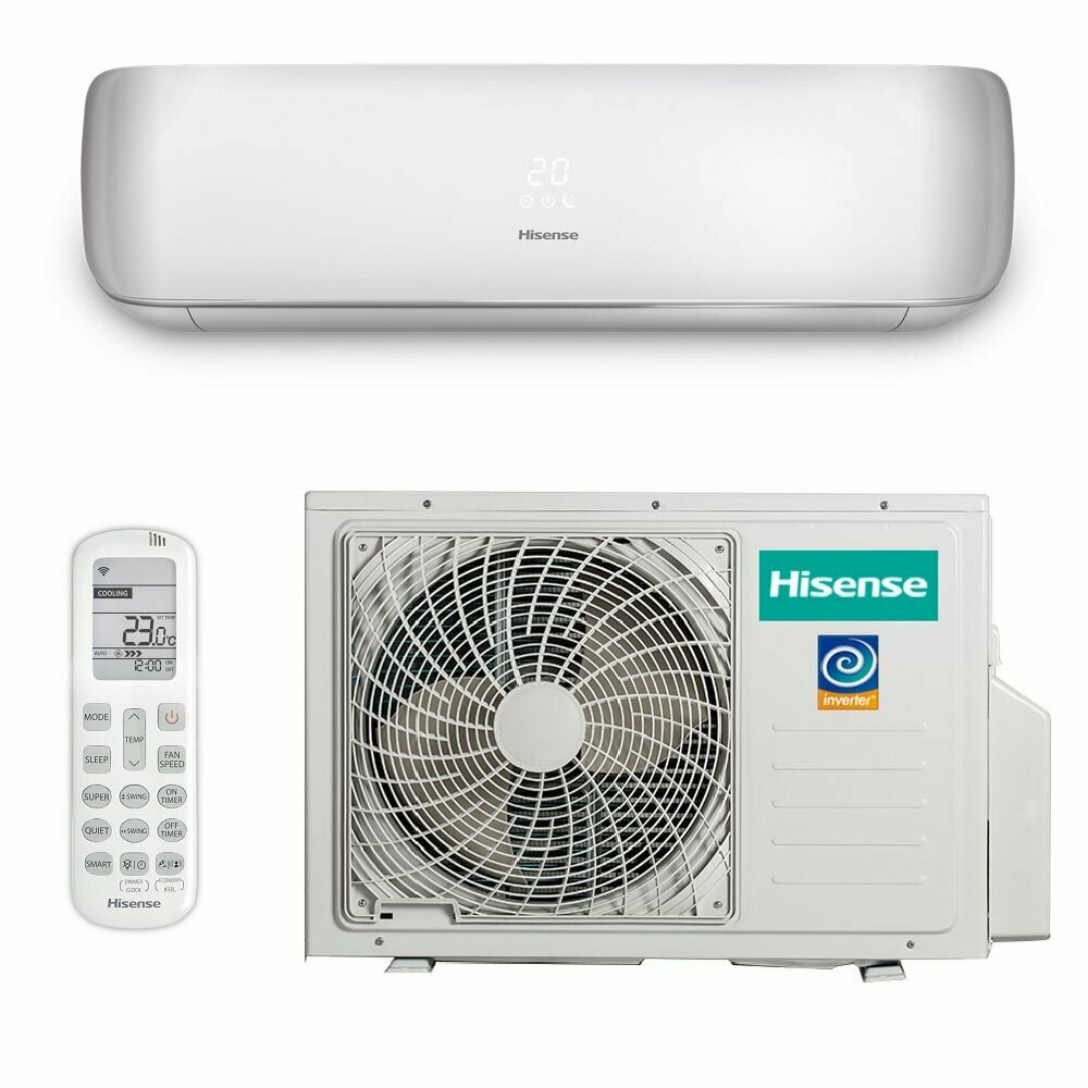 Инверторная сплит-система Hisense PREMIUM Design Super DC Inverter 2023 AS-18UW4RXATG03 до 50 кв. м