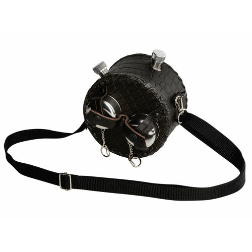 Фляга 506, 2*0,5л(круглая)+2 стаканчика