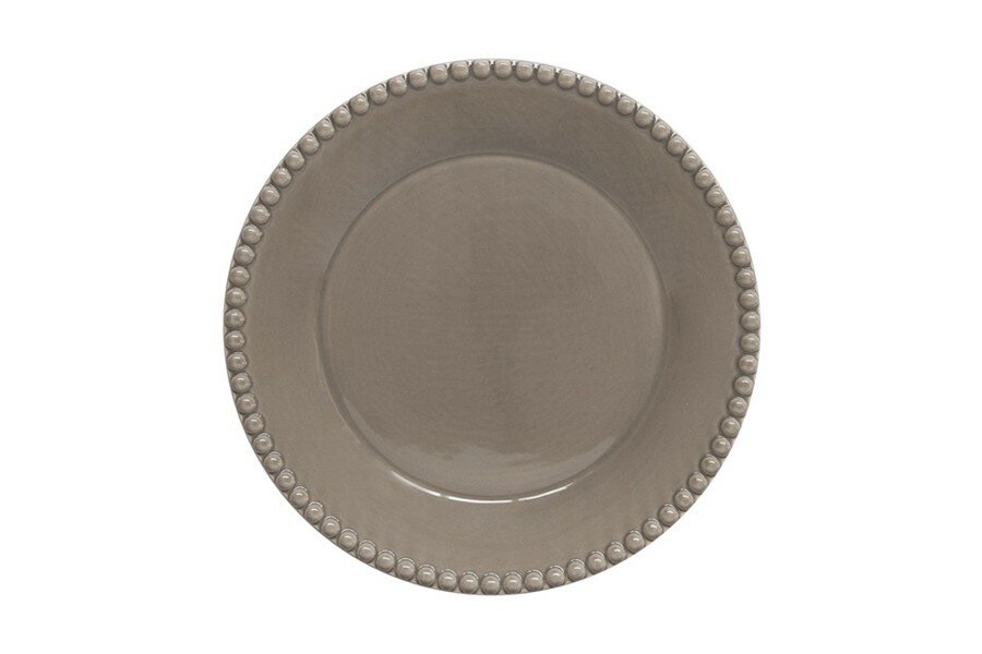 Тарелка закусочная Tiffany, тёмно-серая, 19 см (Easy Life)
