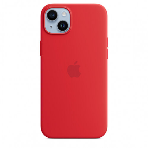 Чехол Apple iPhone Silicone Case with MagSafe для iPhone 14 Plus, красный