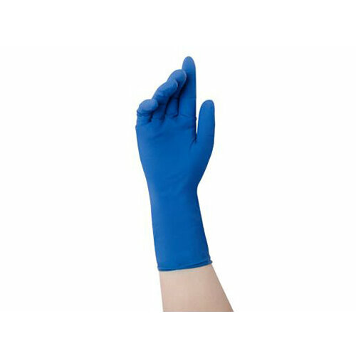 Перчатки Libry, латексные ультрапрочные HR синие M 250/25 / набор 25шт