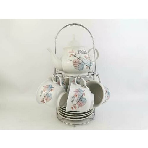 Чайный набор, чайник 950мл, чашки 230мл, арт. MU21-181