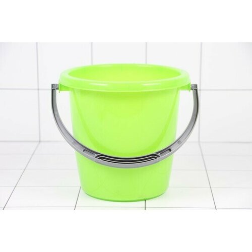Ведро 3л ПП зеленое без крышки (Шеф Полимер)