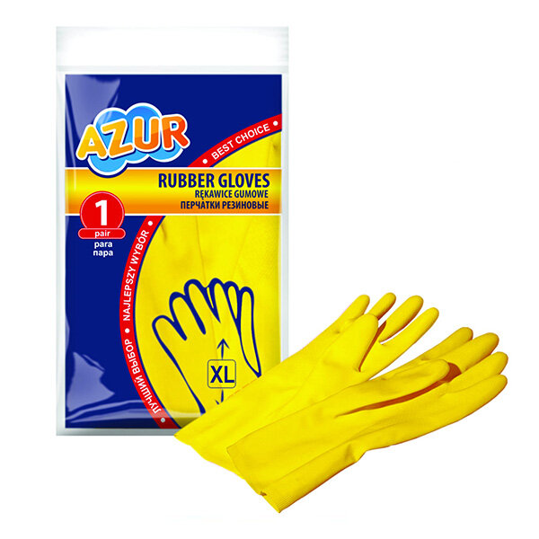 Перчатки резиновые AZUR (XL)
