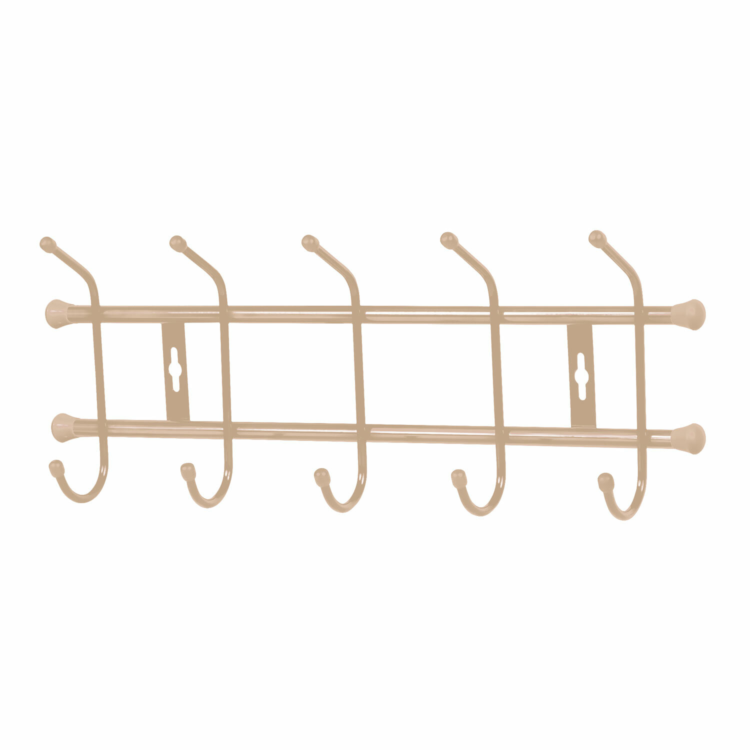фото Вешалка настенная НИКА ВН5, бежевый металик, 5 рожков