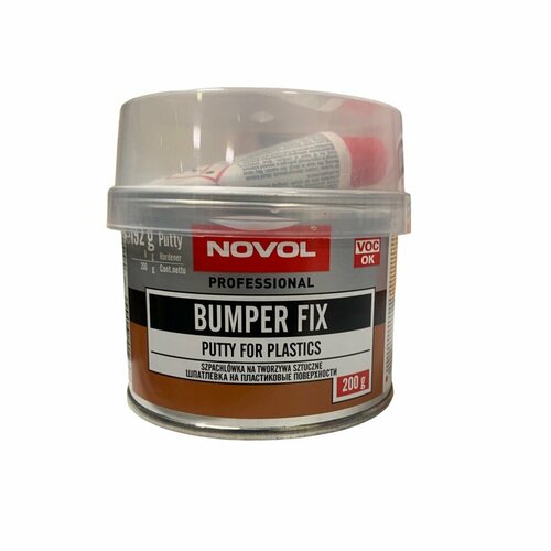 Шпатлевка Novol BUMPER FIX 2К для пластика 200 г