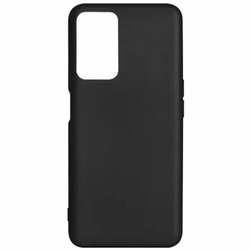 Силиконовый чехол DF для Oppo A96 (4G), Case-04, черный чехол df для oppo a74 4g с микрофиброй silicone blue ooriginal 13