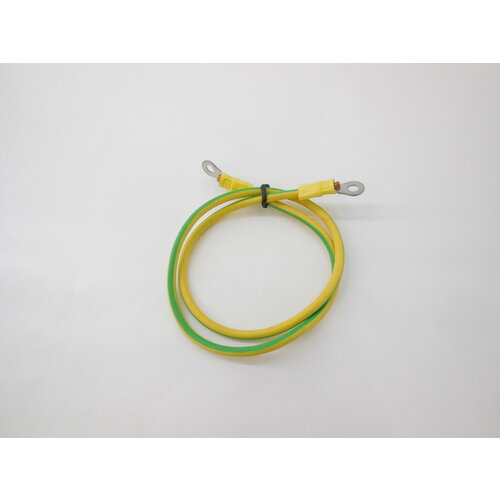 Провод заземления медный RC19 PZ-4-500 желто-зеленый с клеммами (кольцо — кольцо)