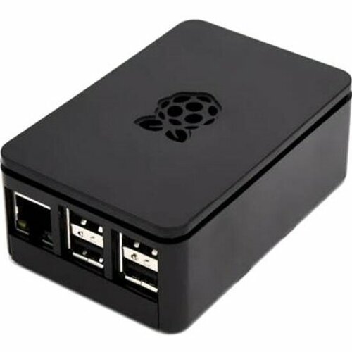 Корпус Acd Black ABS Plastic case with Logo для Raspberry Pi 3 B/B+, совместим с креплением VESA Mount корпус acd ra179 black abs plastic case with logo for raspberry pi 3 b b совместим с креплением vesa mount