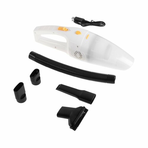 Пылесос автомобильный беспроводной 5 насадок 140 Вт 12 В белый 457200₽