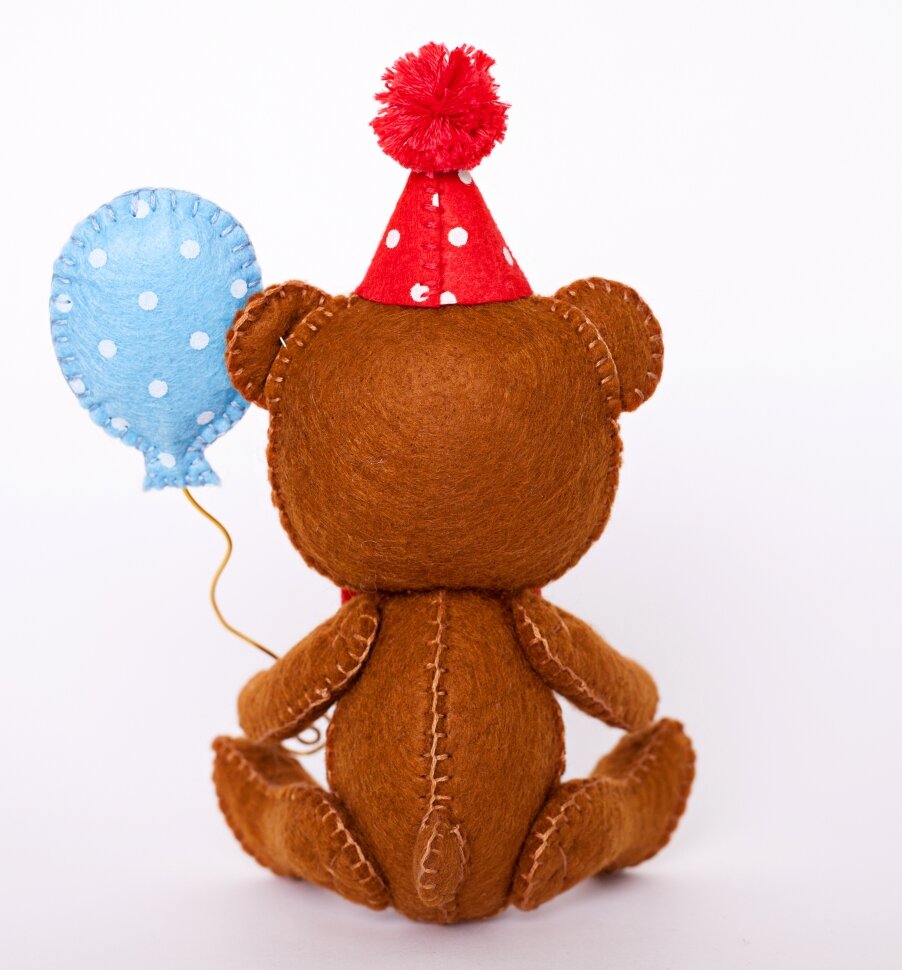 Набор для создания текстильной игрушки Перловка Детки Happy Мишка - фото №5