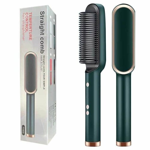 Электрическая расческа-выпрямитель для волос Straight Comb FH909 Temperture Control Hair Straightener 89000₽