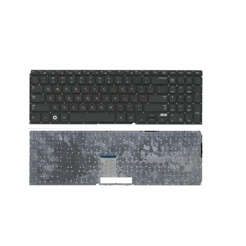 Клавиатура для ноутбука Samsung NP700Z5A, NP700Z5B, NP700Z5C черная, с подсветкой