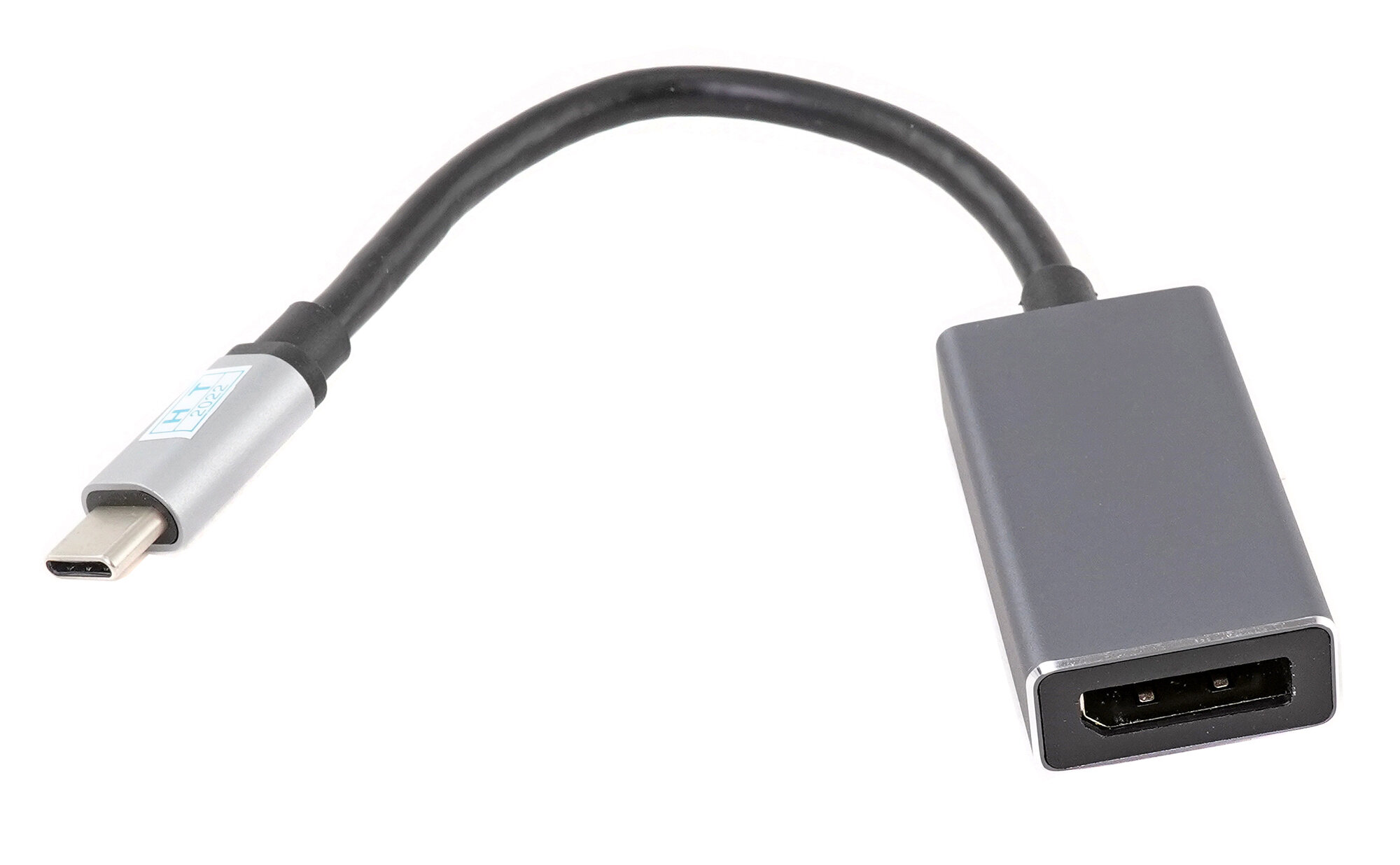 Переходник Type-C - DisplayPort темно-серый (кабель)