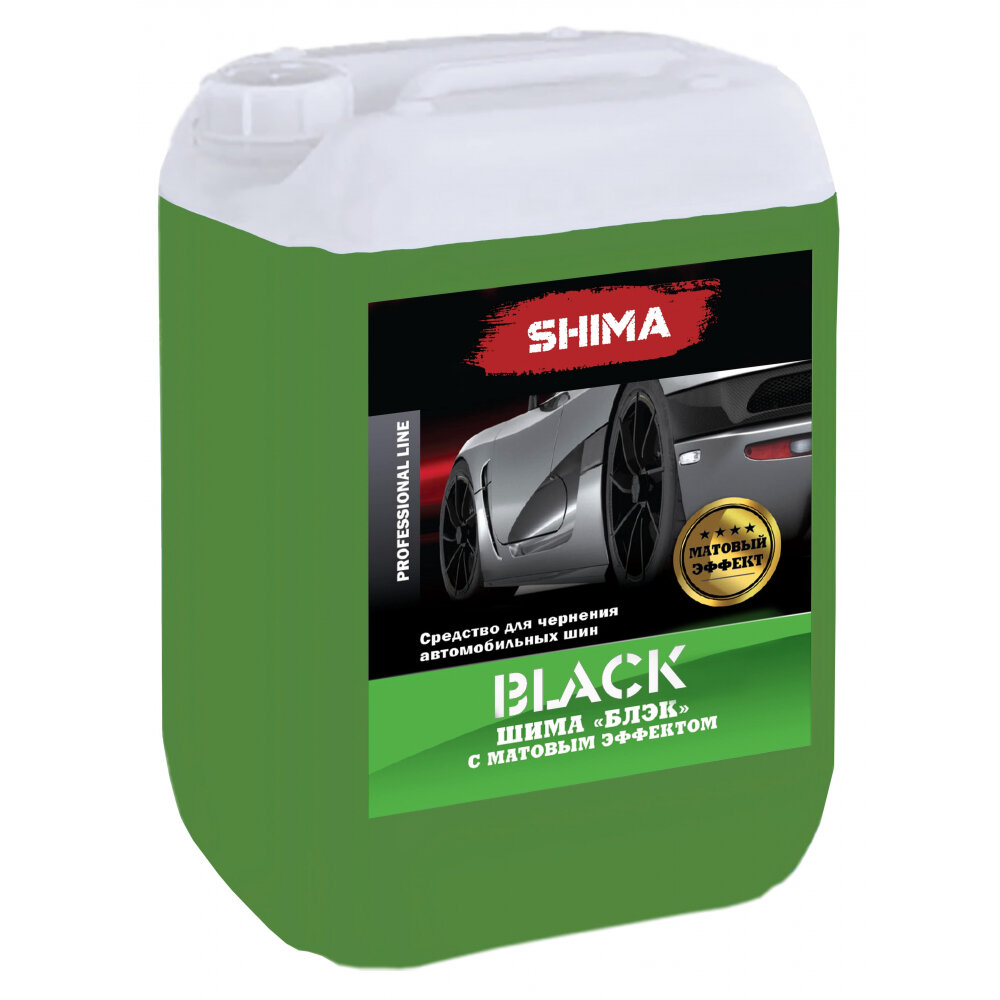 фото Концентрированный состав для очистки и чернения шин SHIMA BLACK