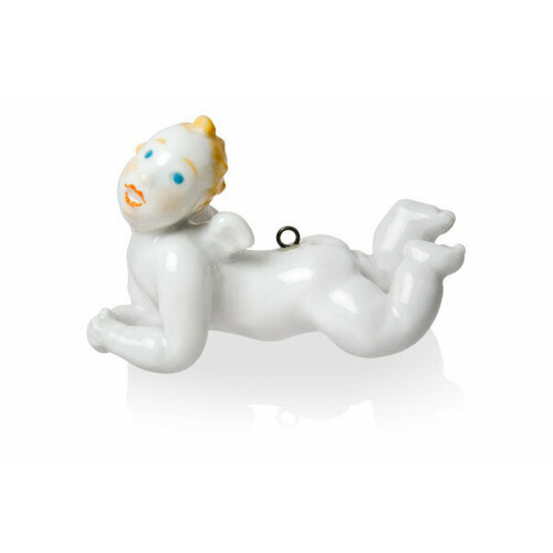 Фигурка Meissen 3,2 см Ангел, лежащий, подвеска