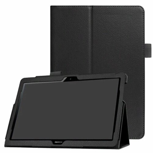Чехол-обложка MyPads Eclissi di lusso для Samsung Galaxy Tab A 8.0 SM-T350/T351/T355 из импортной кожи с мульти-подставкой в черном цвете