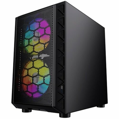 Корпус mATX Powercase Mistral Micro H3B V2 (USB3.0,2USB2.0, черный)