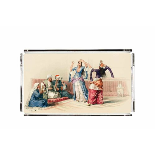 Поднос AdaWall из плексигласа Танцы во дворце во времена Османской империи размером 24х40