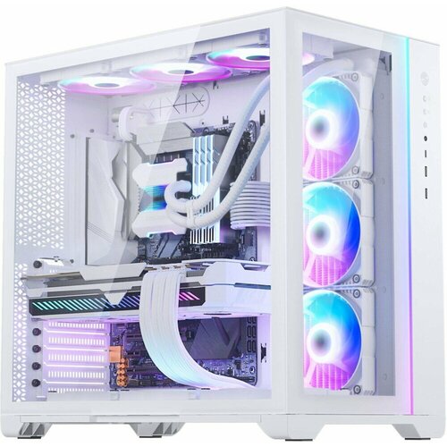 Корпус Phanteks MagniumGear NEO Qube 2 White (MG-NE620Q_DWT02_RU) корпус phanteks metallicgear neo qube 2 infinity mirror black mg ne620qi dbk02 ru