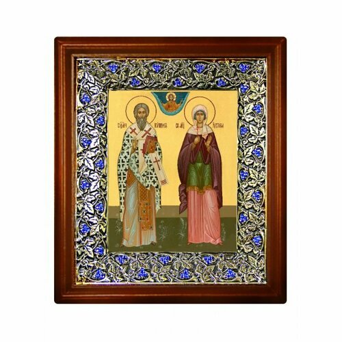 Икона Киприан и Устинья (21*24 см), арт СТ-09056-1
