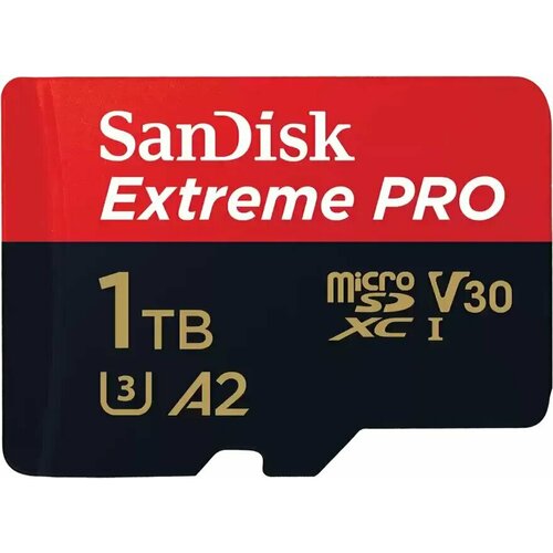 Карта памяти 1Tb MicroSD SanDisk Extreme Pro + SD адаптер (SDSQXCD-1T00-GN6MA)