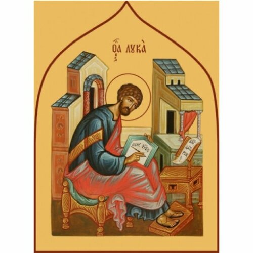 Икона Лука Апостол, арт MSM-6499 икона андрей апостол арт msm 444