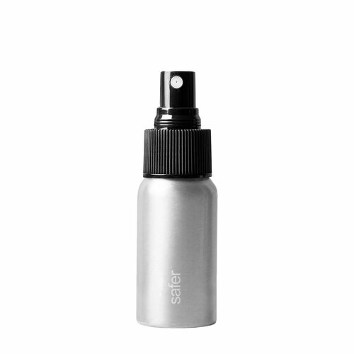 Safer Санитайзер с ароматом лаванды в пополняемом флаконе, серебро 30 мл