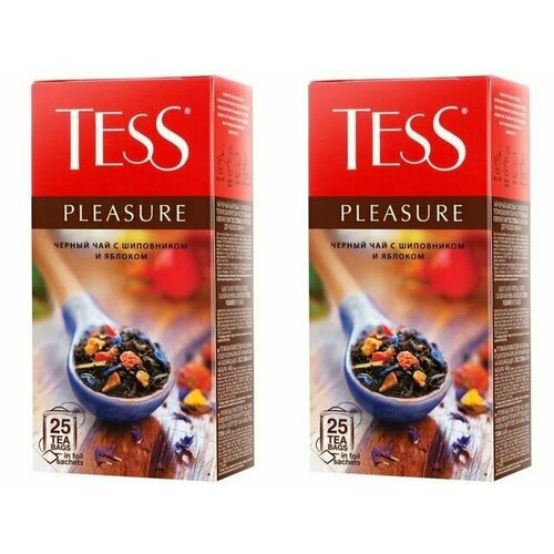 Tess Чай черный, Pleasure, 25 шт, 2 уп