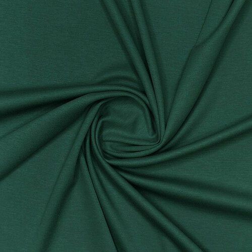 Трикотажная ткань LACOSTA темно-зеленого