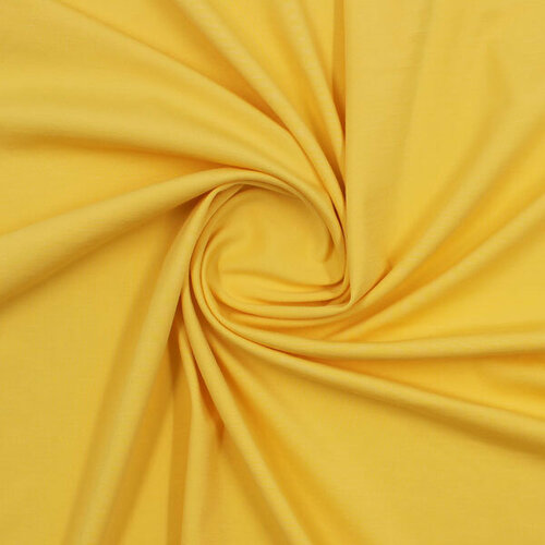 Трикотажная ткань джерси желтая трикотажная ткань желтая цветочный принт