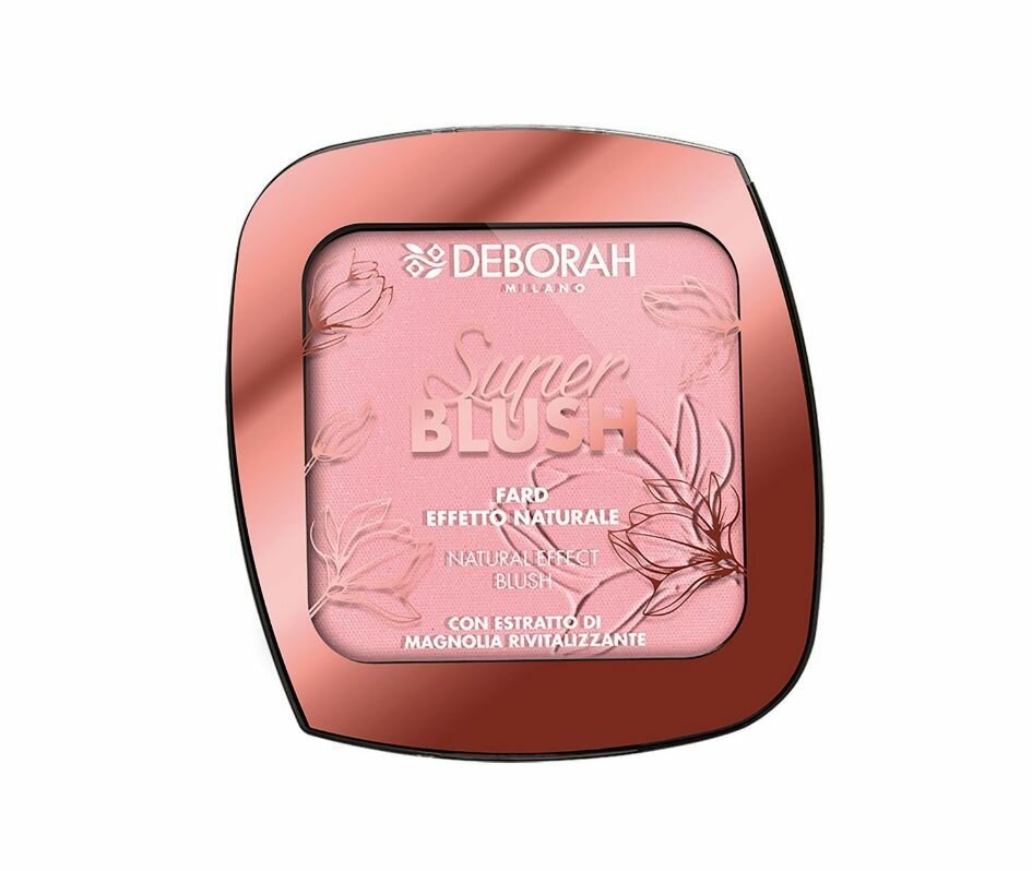 DEBORAH Румяна SUPER BLUSH тон 04 Персиковый сияющий, 9 г