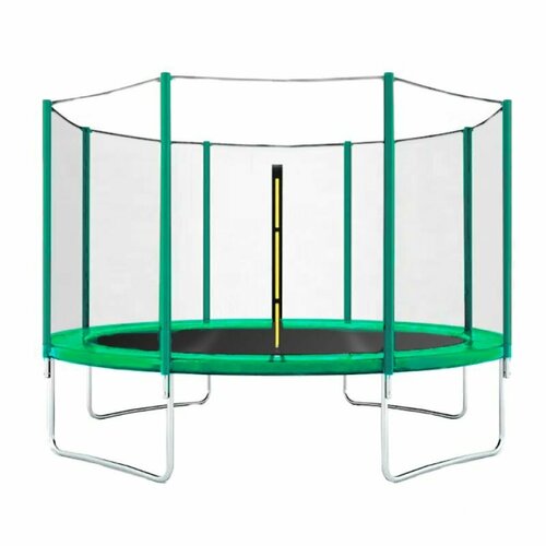 фото Батуты perfetto sport батут с защитной сеткой "perfetto sport activity 14" диаметр 4,3 м зелёный
