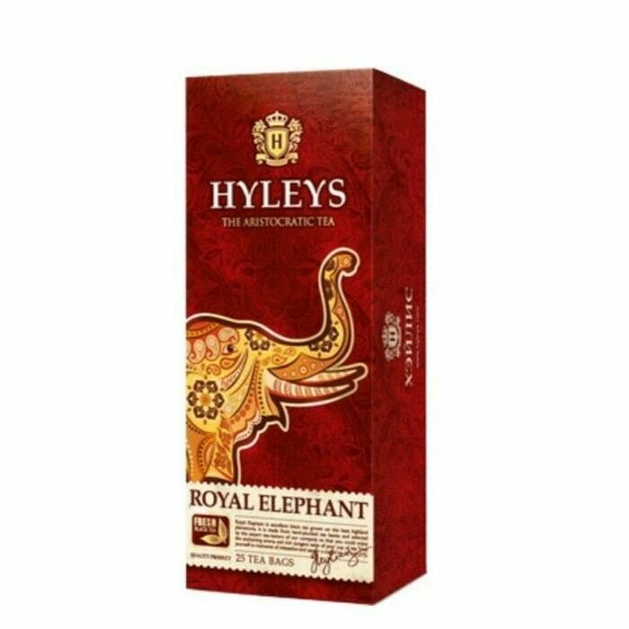 HYLEYS Чай черный Royal Elephant, 25 пак/уп, 2 упаковки - фотография № 3
