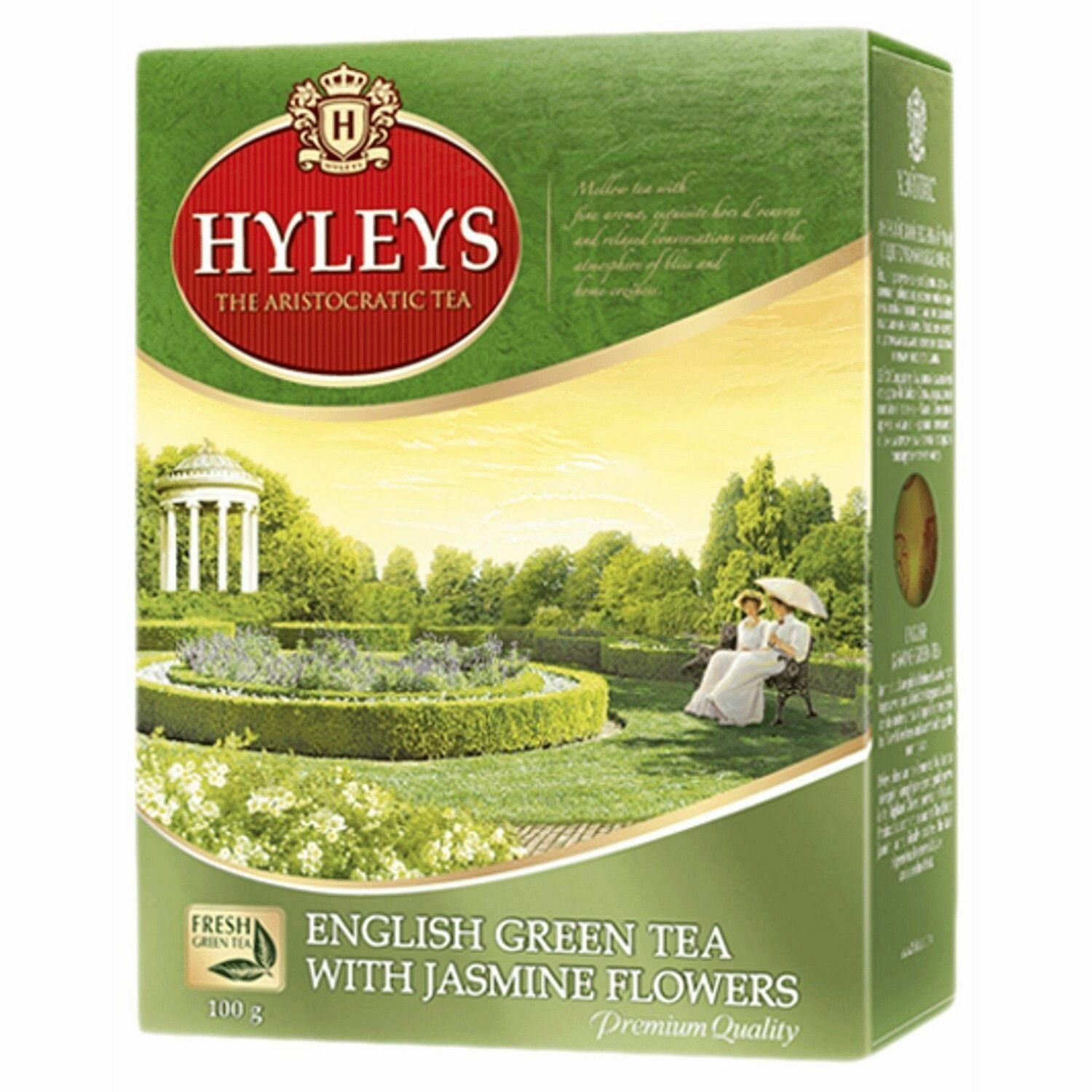 HYLEYS чай зеленый Английский с жасмином 100гр - 6 штук - фотография № 2
