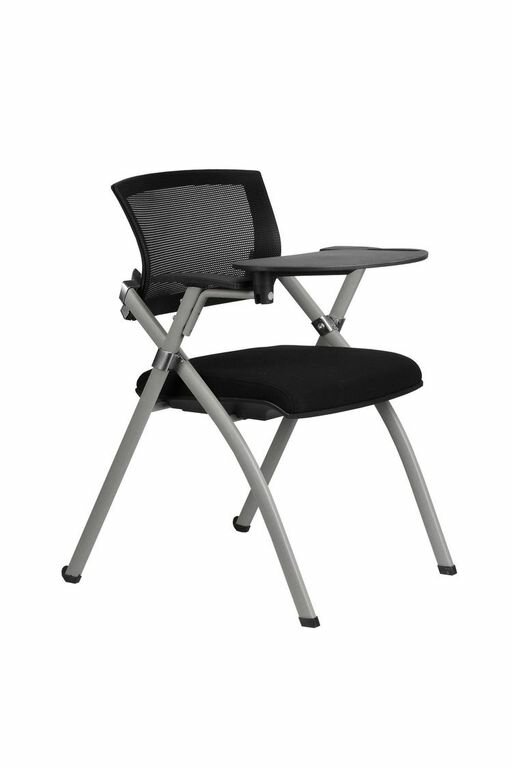 Кресло офисное Riva Chair RCH 462TE Чёрное складное с пюпитром