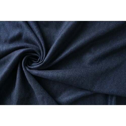 Ткань синий твид в елочку ткань твид сине серо черного цвета в елочку