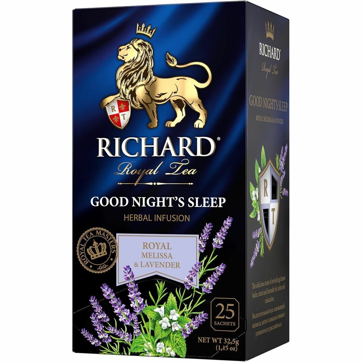 Richard Royal чай Melissa & Lavender Good Nights Sleep 25пак - 3 штуки - фотография № 2
