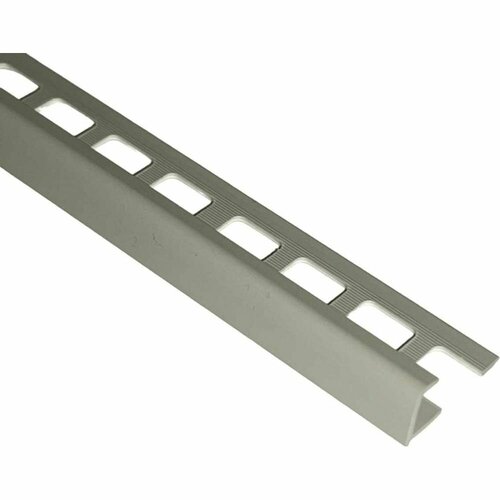Наружный профиль для плитки DECONIKA 8 мм, 2.5 м, 002-G Светло-серый глянец Д-Пл8-Н 002-0 СВТ СЕР-Г